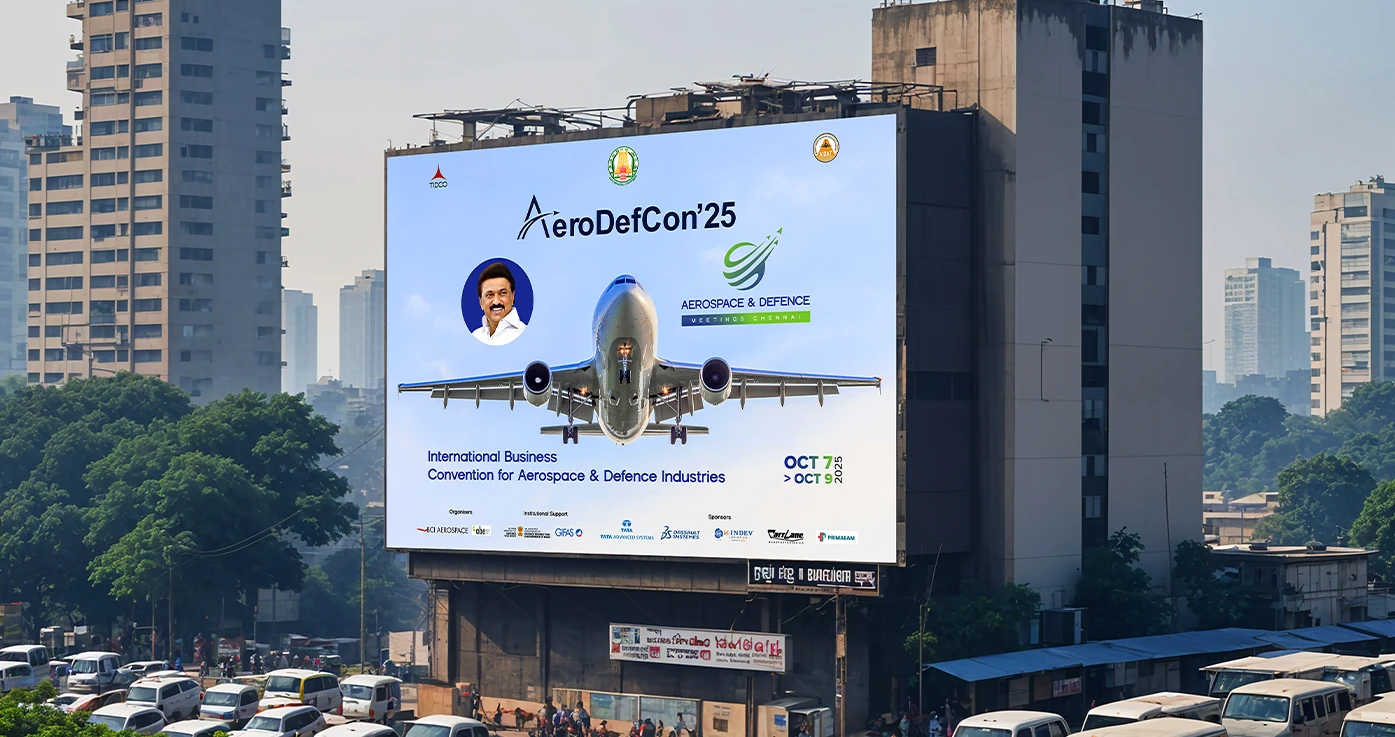 Through strategic design thinking and meticulous execution, TheBrandChef successfully transformed AeroDefCon 25 into a visually impactful international convention, delivering a seamless branding experience that matched the prestige and significance of one of India’s most influential aerospace and defence business events.