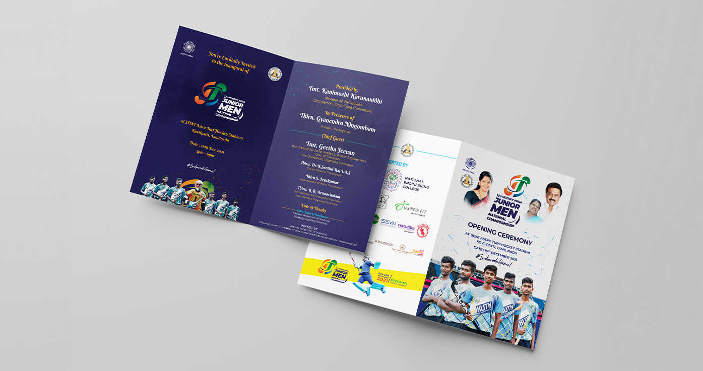Our scope included the campaign’s key visual, event branding, social media creatives, digital promotions, venue branding, print collateral, match-day graphics, promotional materials, and marketing assets. Every creative was designed to capture the energy and emotion of competitive hockey while ensuring visual consistency across both digital and on-ground experiences.