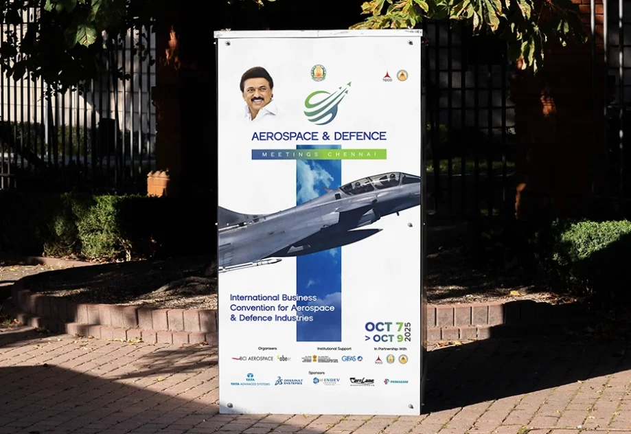 Through strategic design thinking and meticulous execution, TheBrandChef successfully transformed AeroDefCon 25 into a visually impactful international convention, delivering a seamless branding experience that matched the prestige and significance of one of India’s most influential aerospace and defence business events.